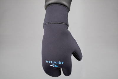 Перчатки Hunter 3х-палые 7мм нейлон/открытая пора