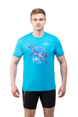 Футболка AQUATEAM бирюза